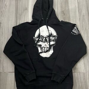 Neff Black Skull Graphic Hoodie Sweatshirt